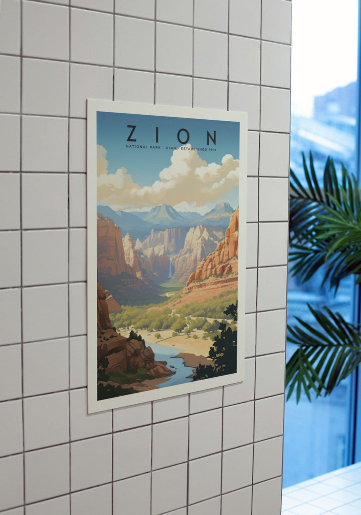 Zion National Park Poster - poster