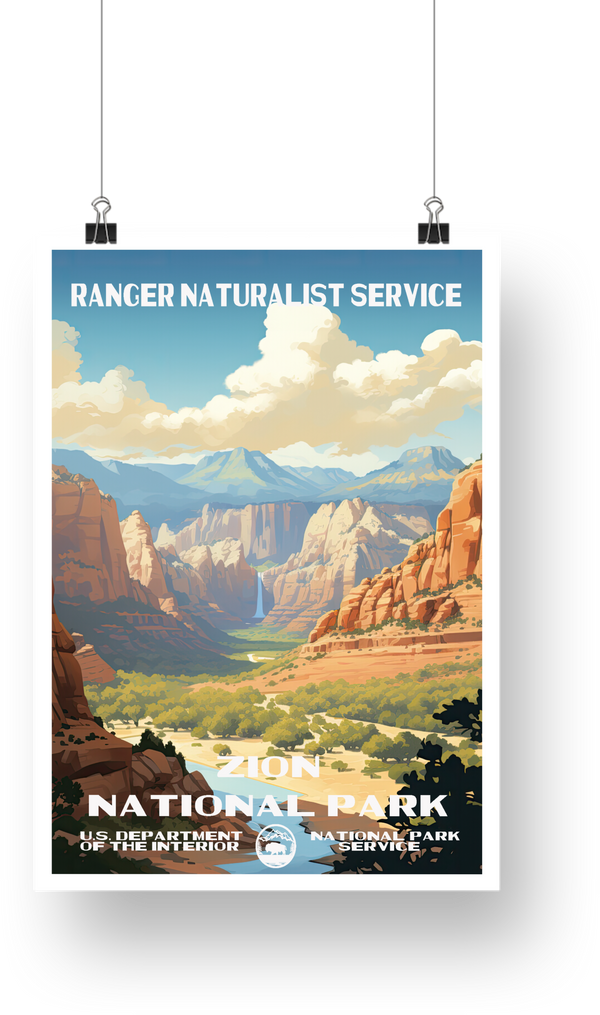 Zion National Park Poster - poster