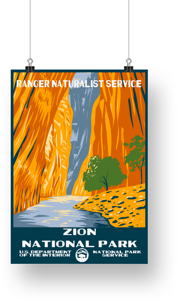 Zion National Park Poster - poster