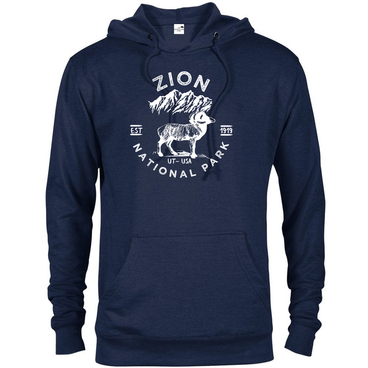 Zion National Park Unisex Hoodie - S / Navy - hoodie