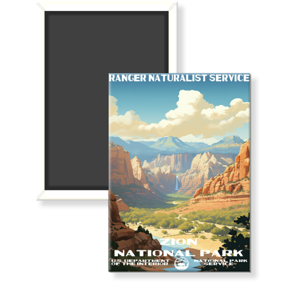 Zion National Park WPA Magnet - magnet