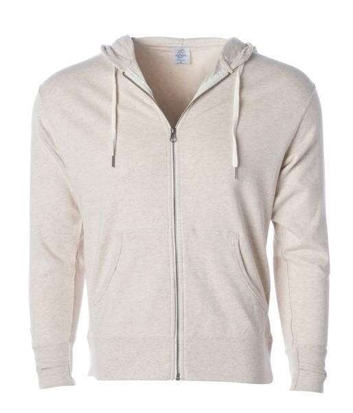 Zips: unleash custom apparel with toronto live screen printing zips - Oatmeal Heather / XS - ZIPS