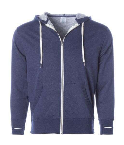 Zips: unleash custom apparel with toronto live screen printing zips - Navy Heather / XS - ZIPS