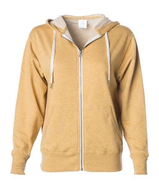 Zips: unleash custom apparel with toronto live screen printing zips - Golden Wheat Heather / XS - ZIPS